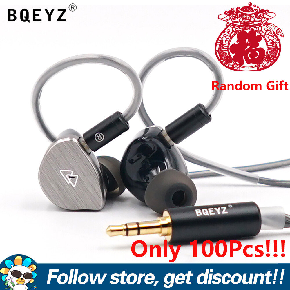 BQEYZ BQ10 In Ear Earphone Add Random Gift 12mm Dual Cavity Dynamic Driver+12mm PET Diaphragm Monito