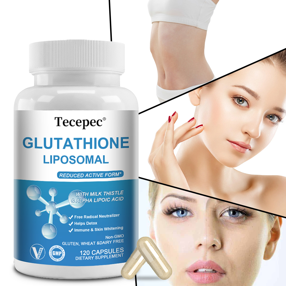 Glutathione Capsules 1000 Mg Anti-Aging Skin Whitening Collagen Antioxidant Supplement
