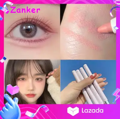 【Zanker】Pearlescent silkworm Beauty Makeup eyeshadow pen lasting waterproof and not blooming Shiny pearlescent gel pen 8 color eye shadow pen (3)