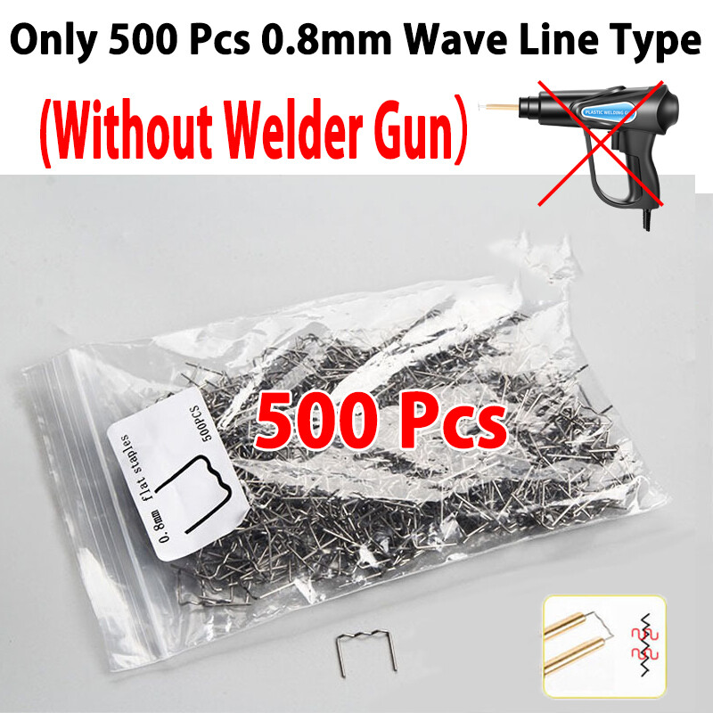 Hàn móng tay 500pcs ô tô sửa chữa hot stapler staples cho nhựa thợ hàn ô tô nhựa máy sửa chữa dây hàn bộ hãm xung cho xe sửa chữa hàn móng tay