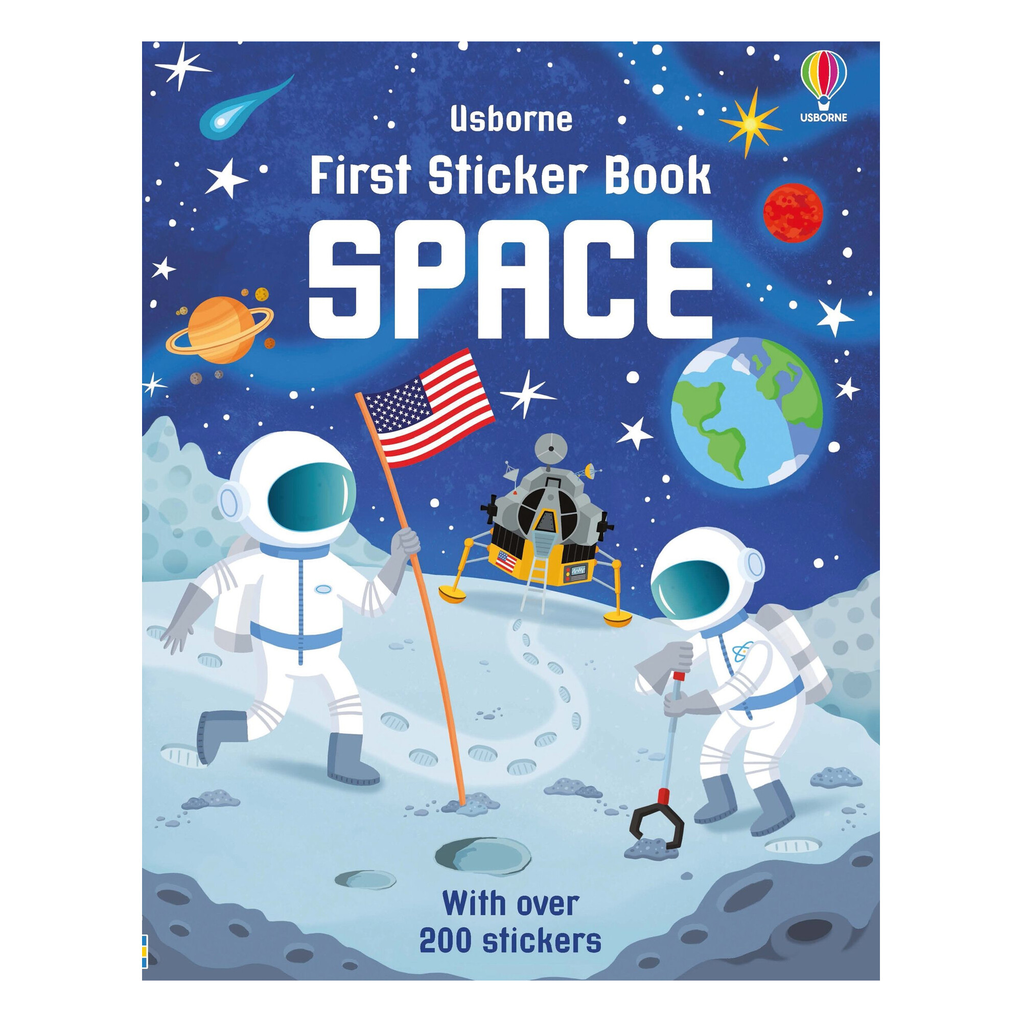 Usborne đầu tiên sách nhãn dán không gian trẻ em Sách tiếng Anh