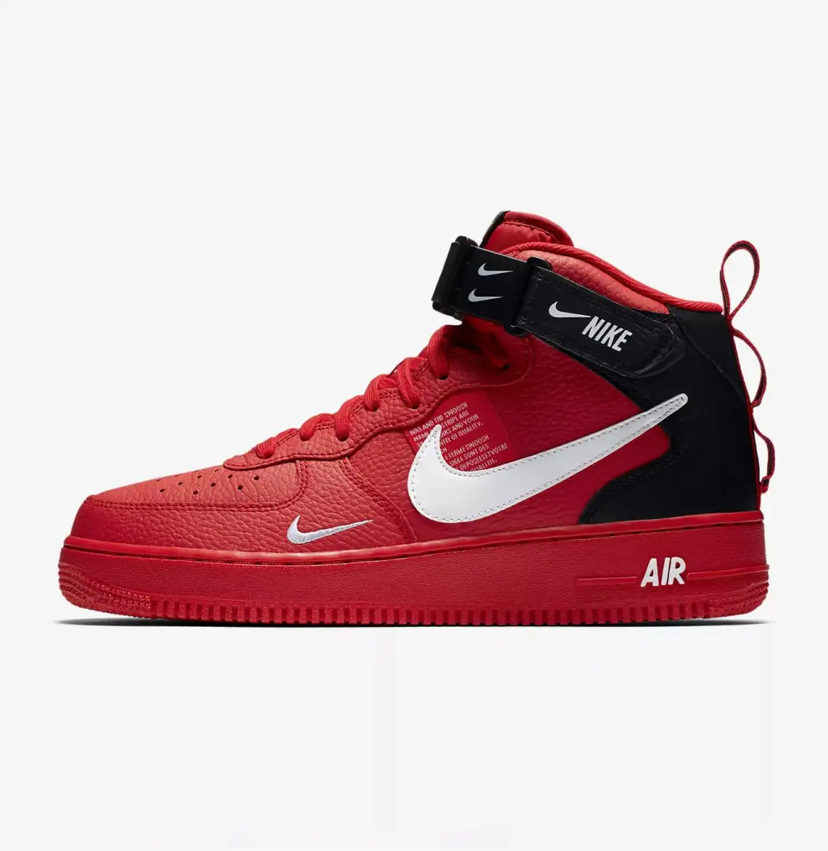 nike air force 1 07 mid red