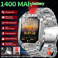 Lige Đồng hồ thông minh người đàn ông 1400mAh dung tích lớn pin ngoài trời SOS Đèn Pin IP68 theo dõi thể dục thể thao bằng giọng nói gọi Đồng hồ nữ thông minh cho IOS Android