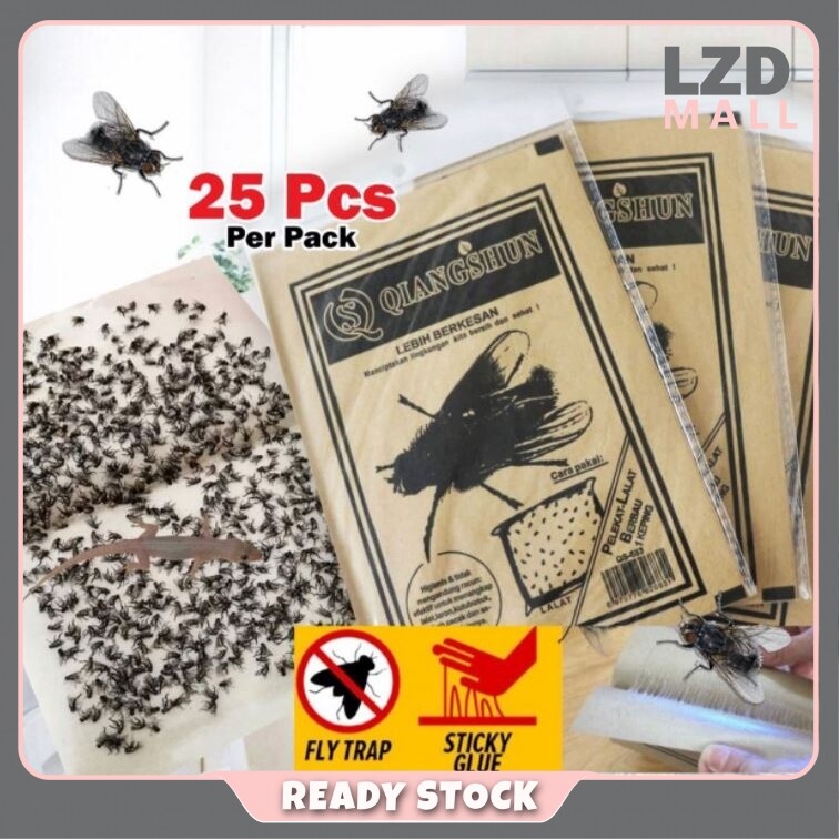 Waterproof Non-Toxic Fly Sticky Traps Large Medium Small