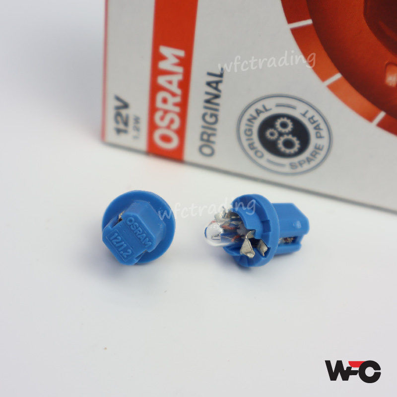 10 x Osram Lampe 12V 2W B8,5d W2W Innenbeleuchtung 2722MF Glühlampe