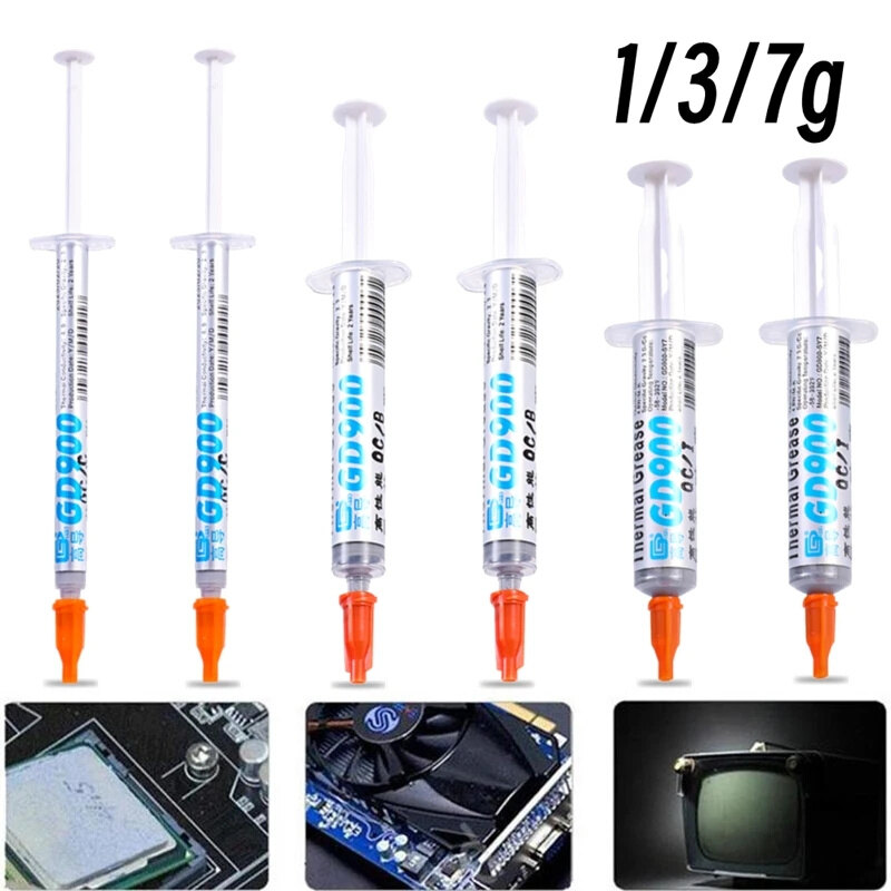 Dẫn nhiệt keo mỡ Silicone thạch cao tản nhiệt hợp chất cho PC CPU 4.8 wát/mét-K GD900 nhiệt-tiêu tan keo silicon