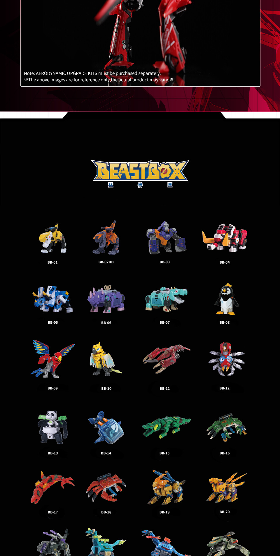 52TOYS INFINITYBOX IB-07 GAZELLE Aerodynamic Upgrade Kits Mecha