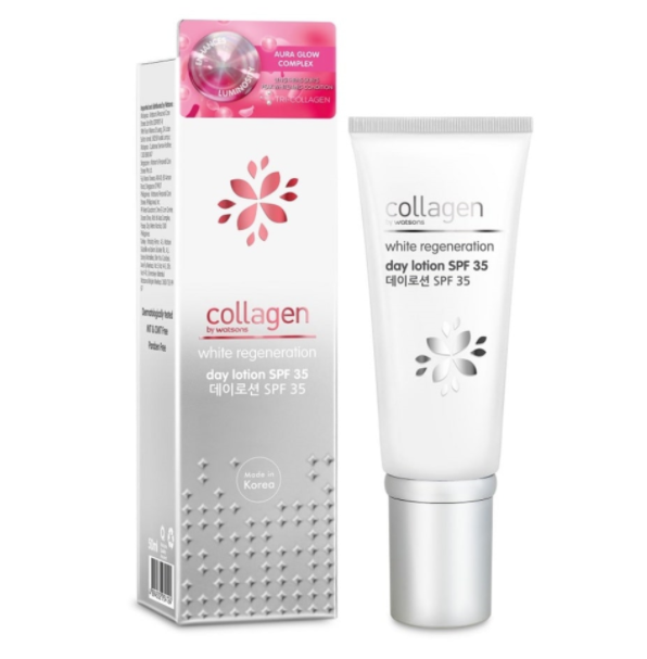 Gambar Collagen By Watsons White Regeneration Day Lotion SPF35 (50ml)
