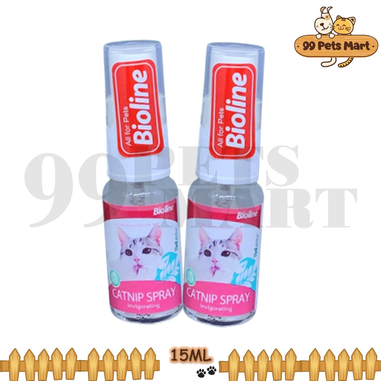 Bioline Catnip Spray Invigorating 15ML Catnip For Cat Natural