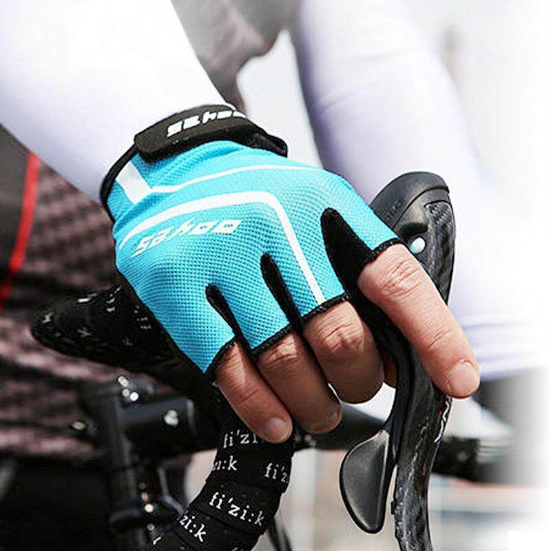 Bicycle Gloves Half Finger Non Slip Breathable Sports Cycling Skating Gloves New 