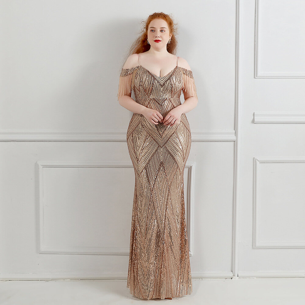 Buy Fat Woman Evening Dress Big Size Online at a Better Price | Lazada  Malaysia