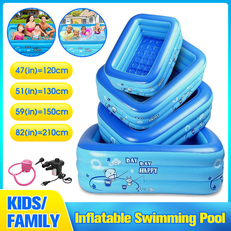 Generic 120/130/150/210cm Portable PVC Inflatable Swimming Pool Big