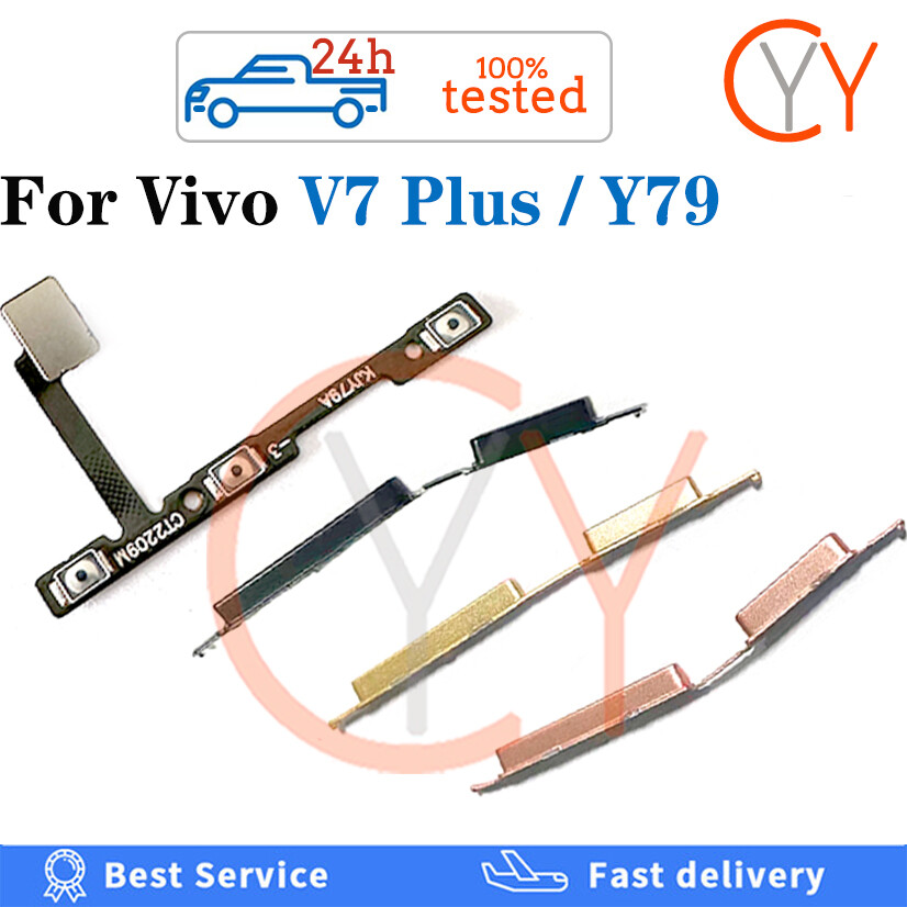 Nút âm lượng công tắc điện nút nguồn Cáp dẻo cho Vivo V7 cộng với y79/v7plus Cáp dẻo phụ tùng thay thế