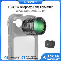 NEEWER 3X Teleconverter for Phone Telephoto Lens Only 360mm Equivalent Compatible with iPhone Android LS-89