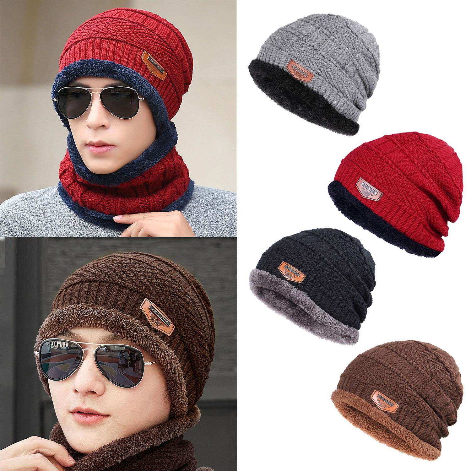 Musim Dingin Hangat Korea Knit Beanie 