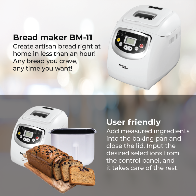 russell taylor bread maker recipe