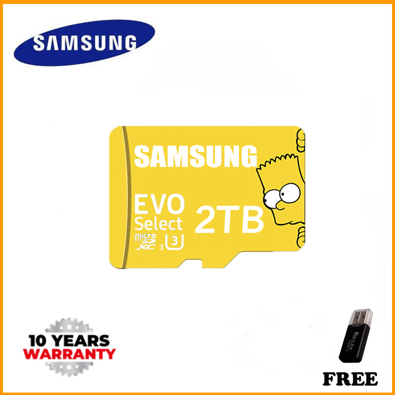 Sansung Memory Card Flash memory card 128GB 256GB 512GB 1024GB 2000GB 1TB, high-speed TF microchip, level 10, UHS-I, wholesale ราคา 139 บาท*ส่งฟรี