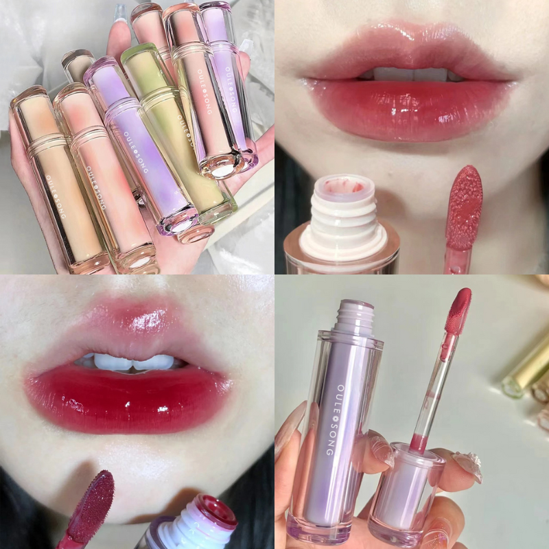  Oulesong Son Bóng Thủy Tinh Trong Suốt Chống Thấm Nước Không Dễ Phai Màu 