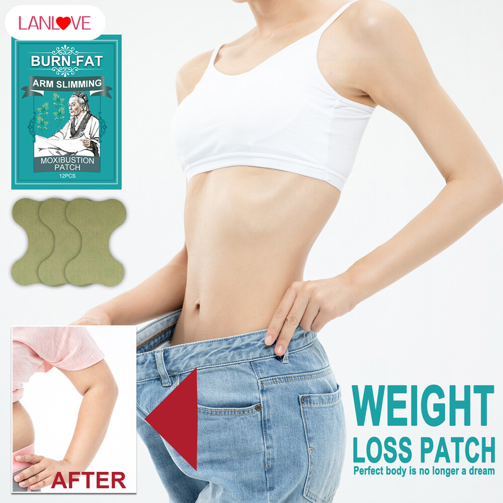 Gambar LANLOVE Arm Slimming Moxibustion Patch Portable Herbal Heating Pad Traditional Mugwort Arm Slimming Moxibustion Patch Portable Herbal Heating Pad Traditional Mugwort Herbal For Women Portable