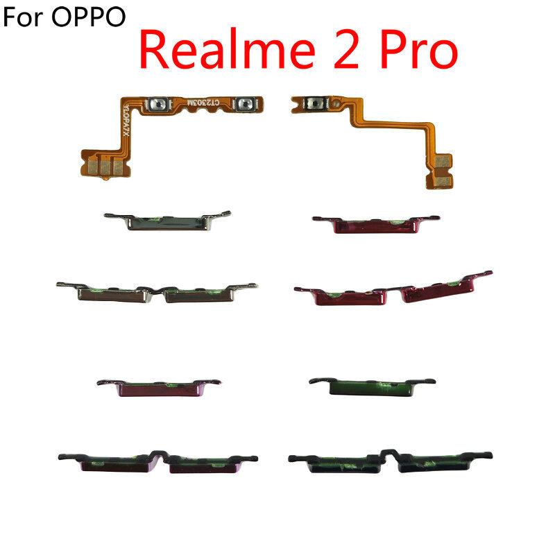 Cho Oppo Realme 2 Pro Power On Off chuyển đổi nút âm lượng Cáp dẻo