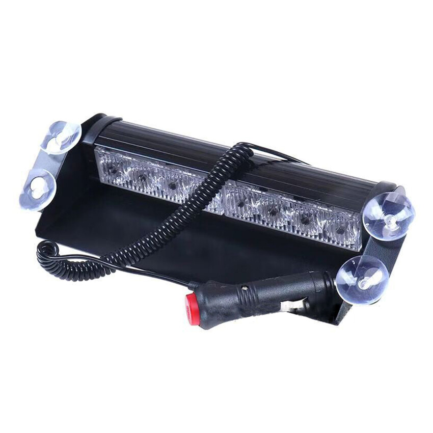 Đèn LED Nhấp Nháy Cho Ô Tô Đèn Cảnh Sát Đèn Tín Hiệu Màu Đỏ/Xanh Dương Vàng/Trắng Đèn Nhấp Nháy Khẩn Cấp Đèn Cảnh Báo Kính Chắn Gió 12V