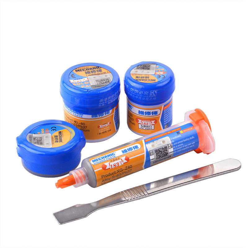 Kem hàn flux xg-80 xg-50 xg-30 hàn thiếc sn63/pb67 cho hakko 936 ts100 mỏ hàn bảng mạch smt smd bộ công cụ sửa chữa