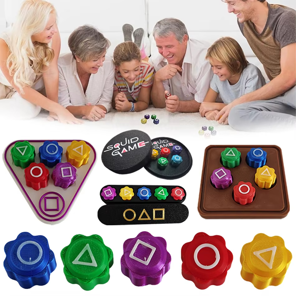 Squid Game Gonggi Korean Game Stones Set Colorful Fun Stone Catching Game Hand Eye Coordination Training Korean Traditional Play Games