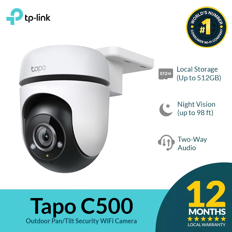 Tp-link Tapo C500 ngoài trời Pan/tilt camera an ninh wifi 1080p full HD 360 ° xem trực tiếp người detectio