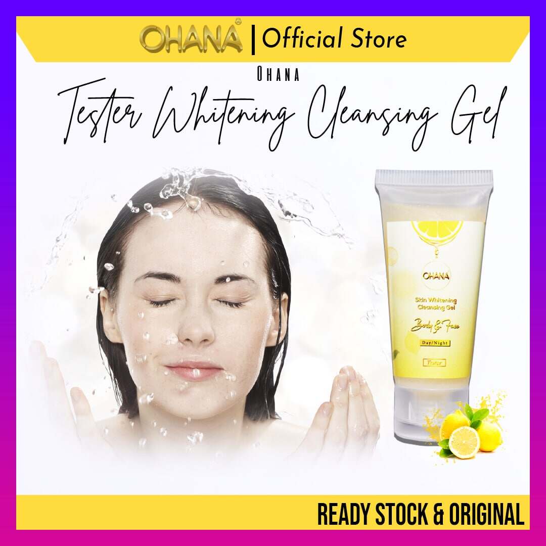 Gambar ??[Ready stock] Tester OHANA Whitening Gel Cleanser 100% ORIGINAL HQ Pencuci Muka 20ML