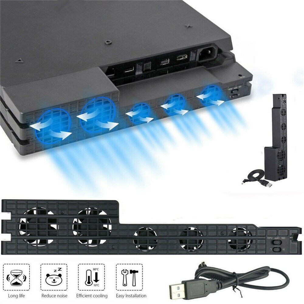 Cơ Sở Hỗ Trợ Cho Sony PlayStation Play Station PS 4 PS4 Pro Slim Đứng Điều Khiển Mát quạt tản nhiệt Bảng điều khiển trò chơi Phụ Kiện Chủ
