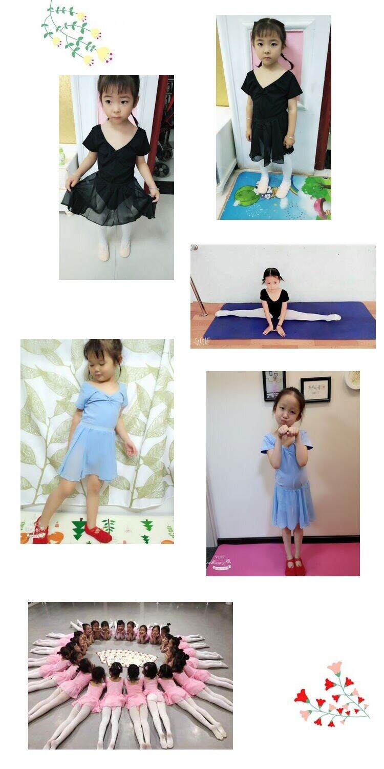 Childrens dance clothing practice clothes short-sleeved Chinese dance body to do girl dancing clothes ballet dance skirt suit