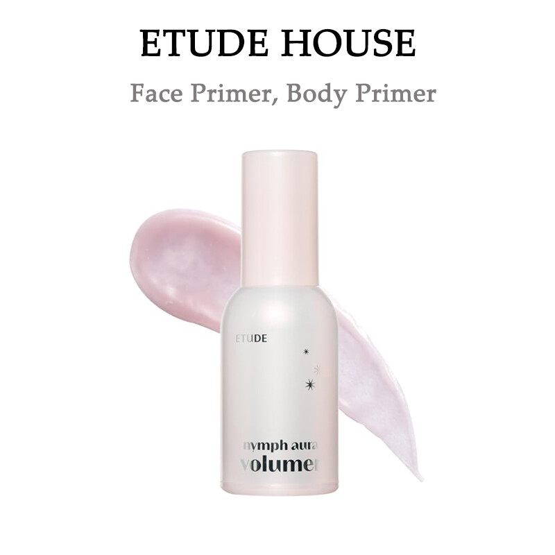 [100% Original] ETUDE HOUSE Nymph Aura Volumer 24g | Face Primer, Body Primer, Hydrating Radiant Cream, Restoring, Glow & Shiny Makeup Base, Smooth & Flawless Skin, Natural Finish, Kbeauty