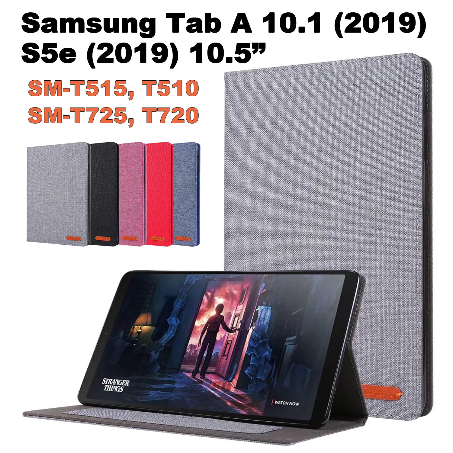 Samsung Galaxy Tab S5E 10.5 Case - 360 Rotating Stand, Soft