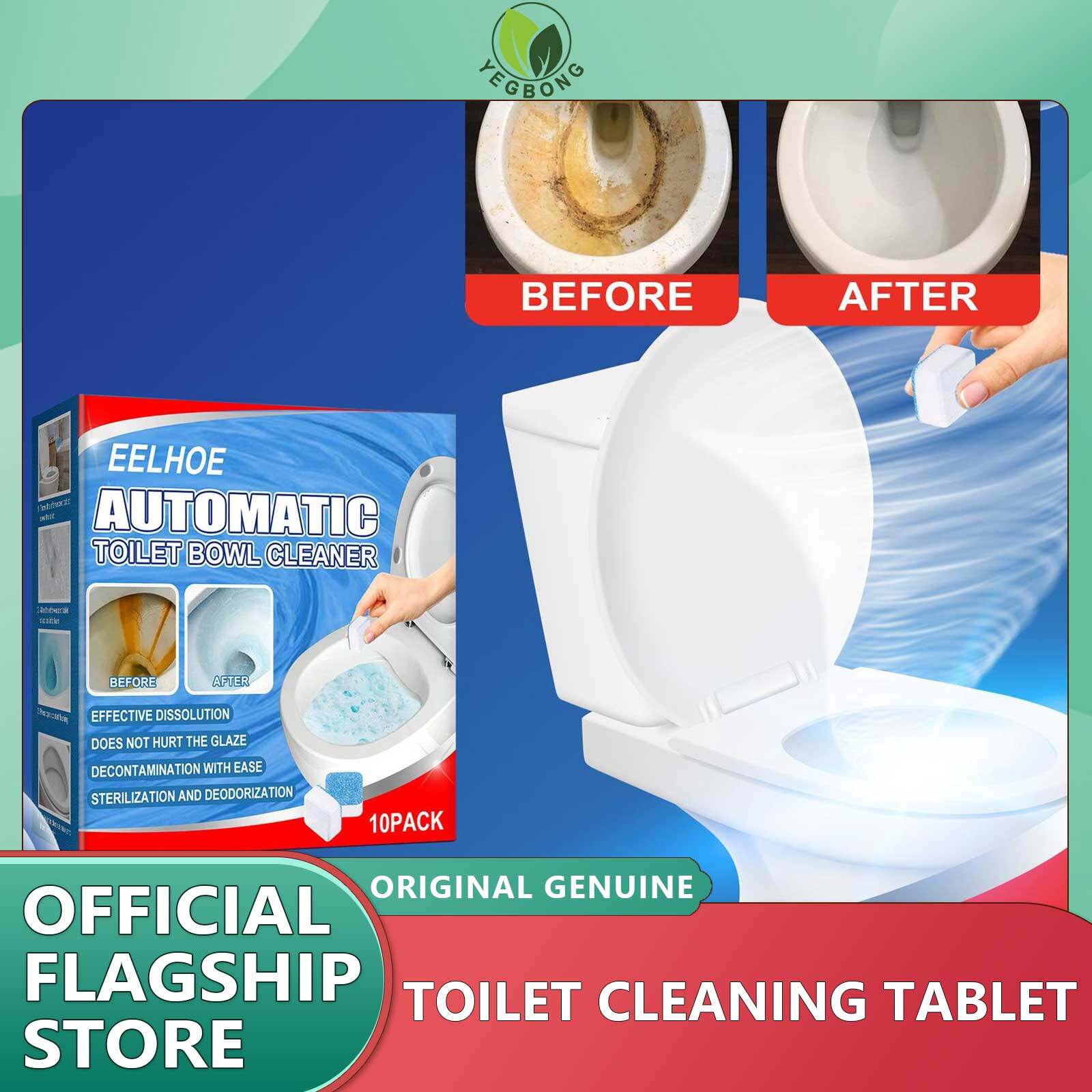 EELHOE Bathroom Accessories Automatic Toilet Cleaner Toilet Effervescent Tablets Descaling Bubble Pill Remove Urine Stains And Dirt Toilet Cleaner Toilet Cleaning Effervescent Tablet forToilet Fast Remover Urine Stain Deodorant Yellow Dirt Toilet Cleaning ราคา 159 บาท*ส่งฟรี