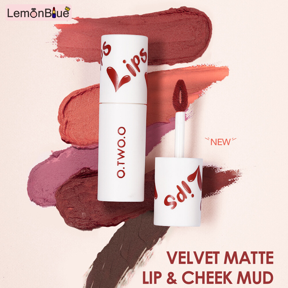 Gambar LemonBlue 2 in 1 Blush Velvety Matte Lipstick Long Lasting Nonstick Cup Not Fade Makeup Long Lasting Nonstick Cup Not Fade Makeup Cosmetics Long Lasting Nonstick Cup For Girl Women 2 in 1 Blush Velvety Matte Lipstick
