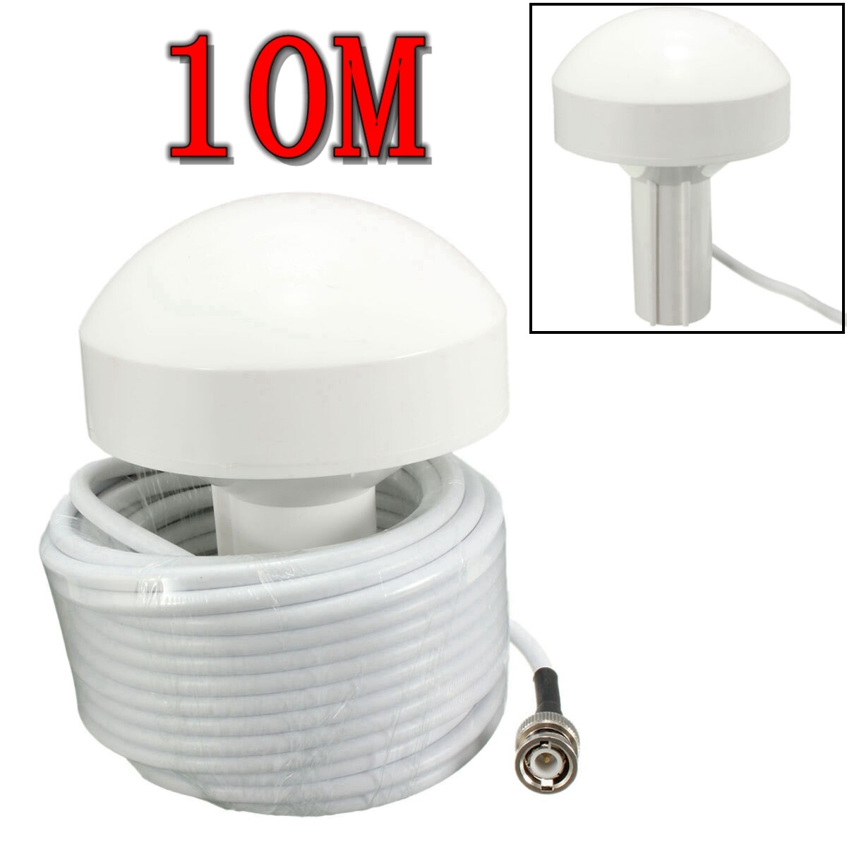 Marine GPS Antenna with 10m Cable and TNC or BNC or SMA Connector 