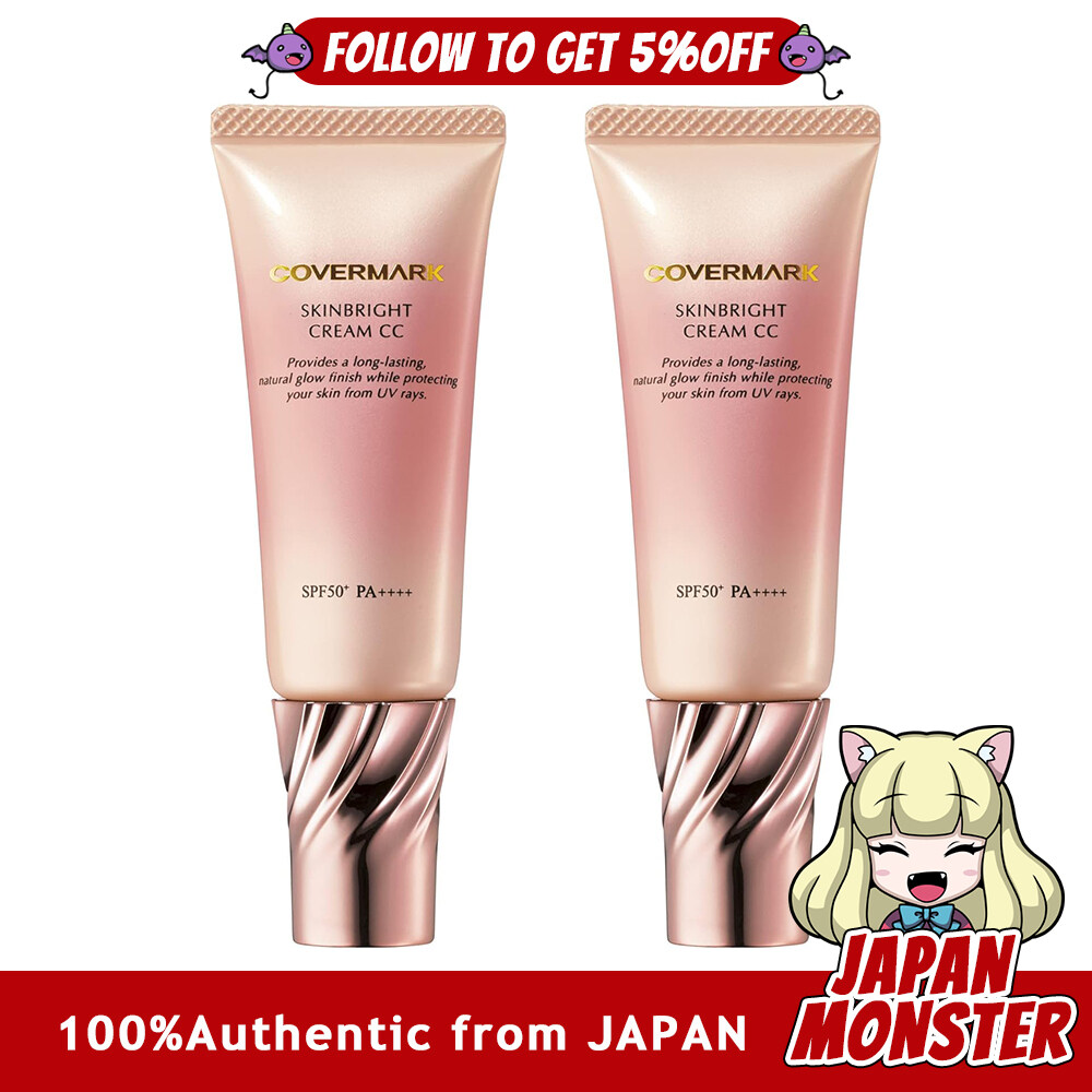 [2Colors] Covermark Skinbright Cream CC Makeup Base/CC Cream/SPF50+ PA++++ 25g Japan