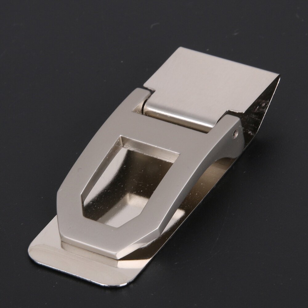 Ví Thép Không Gỉ Có Lỗ Hình Vòng Cung Kẹp Đựng Thẻ Tên