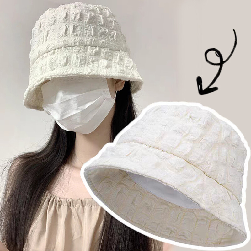 #K055 【瘦面神器✨】￼Knit Bucket Hat main image 1