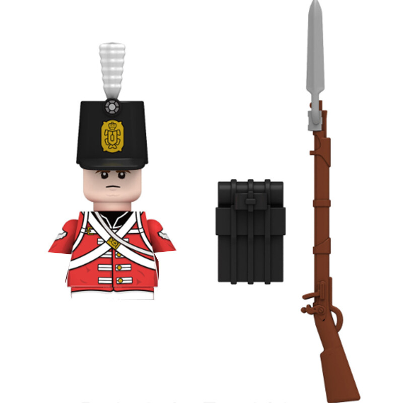 WUHUI 1PC Napoleonic Wars Minifigures Toy Building Kit Toys Building