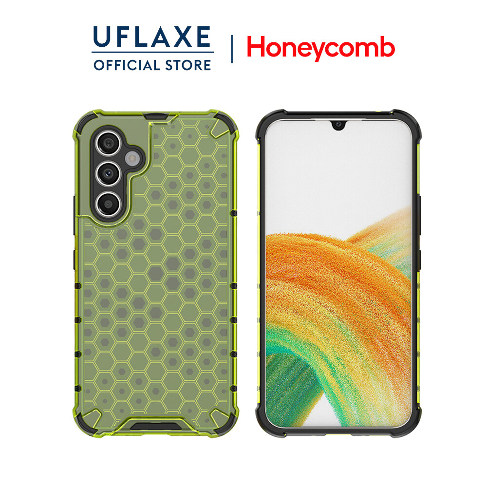 UFLAXE Honeycomb Ốp Cứng Chống Sốc cho Samsung Galaxy A14 A24 A34 A54 5G A04 A04S A04e Ốp Điện Thoại