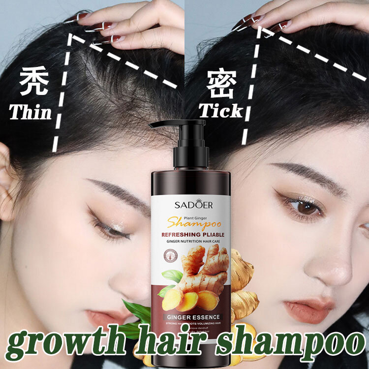 Gambar Anti Hair Loss Shampoo Syampu anti rambut gugur Hair Growth Shampoo Oil Control Anti Dandruff Removes Tinea Capitis Silicone Free Promotes Growth Thickens Hair Helps Protects Scalp Hair Follicles Reduces Postpartum Hair Loss Available for Men and Women