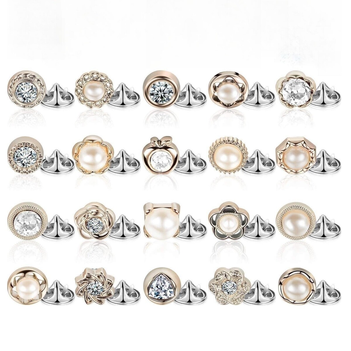 Áo Sơ Mi Nữ Trâm nút an toàn nút pins Blouse pins cho hàng thủ công Áo Sơ Mi Nữ ghim an toàn nút