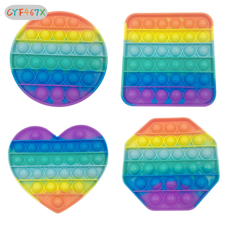 Details about   Push Pop Toy Children's Mathematical Mental Round Silicone Pad 12.6*1.5cm Toys 