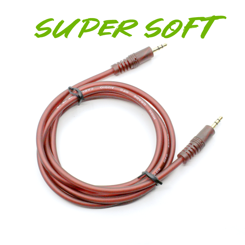 Cáp âm thanh giắc 3.5mm cáp aux đầu đực sang đầu đực 3.5mm cho xe hơi cáp tai nghe loa phụ