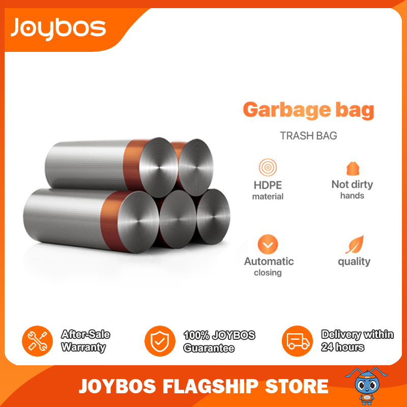 Joybos Drawstring Portable Garbage Bag Strong Thickened Garbage Bag Kitchen Garbage Bag 15Pcs/Roll*5 ราคา 87 บาท*ส่งฟรี
