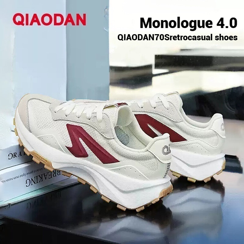 Qiaodan Monologue 4.0 Women'S Sports Shoes Breathable Retro Non-Slip Reboundq QXL042252407 ราคา 2,288 บาท*ส่งฟรี