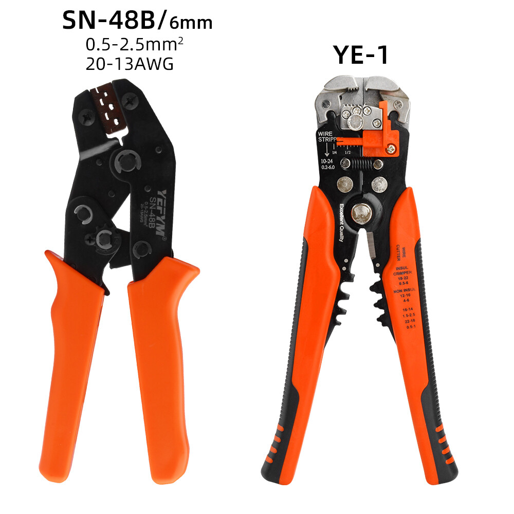 SN-48B kìm uốn YE-1 tự động đa chức năng Kìm tuốt dây điện bánh xe cột sống Kìm bấm thiết bị đầu cuối kìm uốn