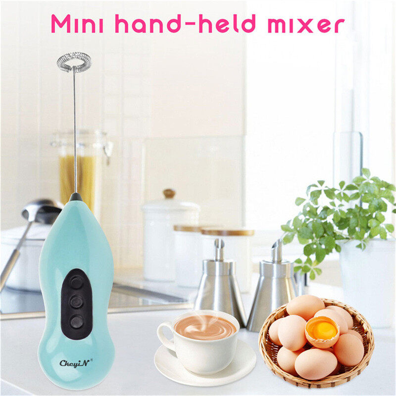 Home & Garden Coffee Electric Milk Frother Whisk Mixer Egg Beater Mini
