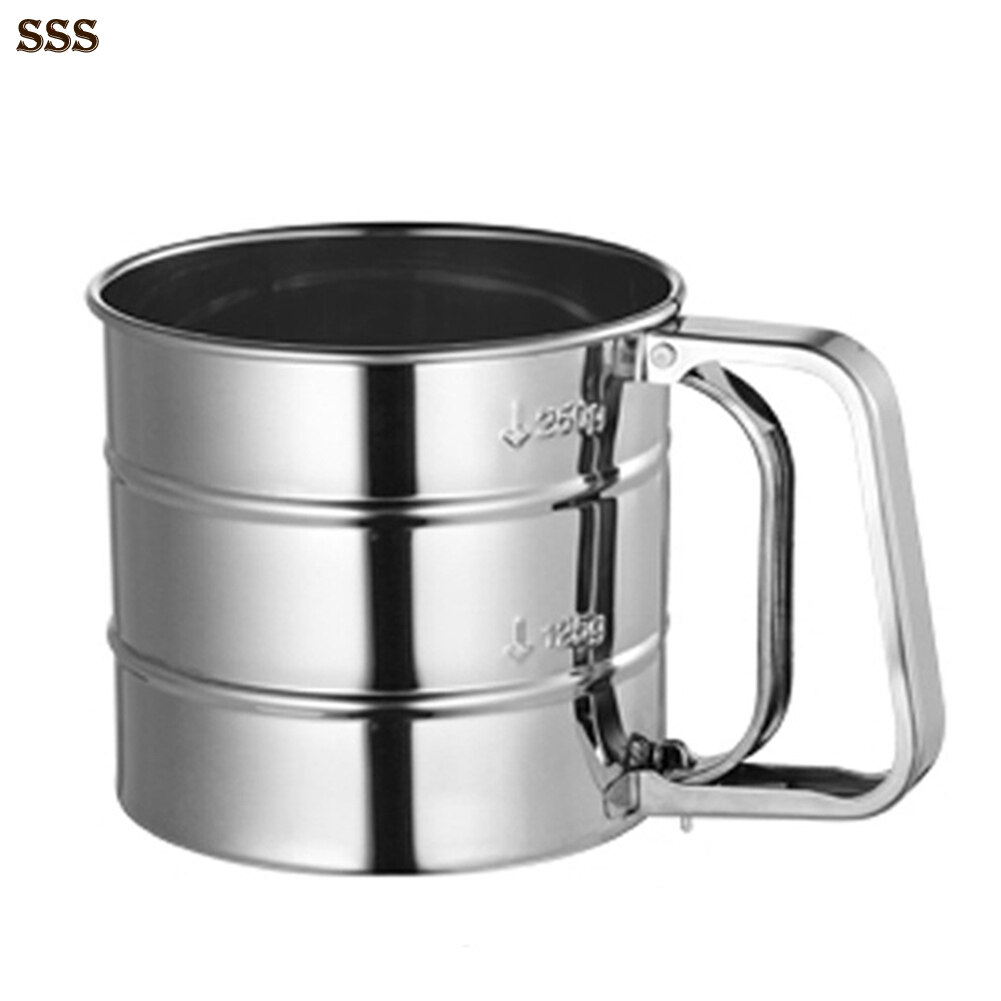 Sifters Home Household Stainless Steel Single Layer Flour Sifter